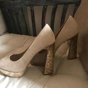 Elle Flitter heel/holiday shoes size 8